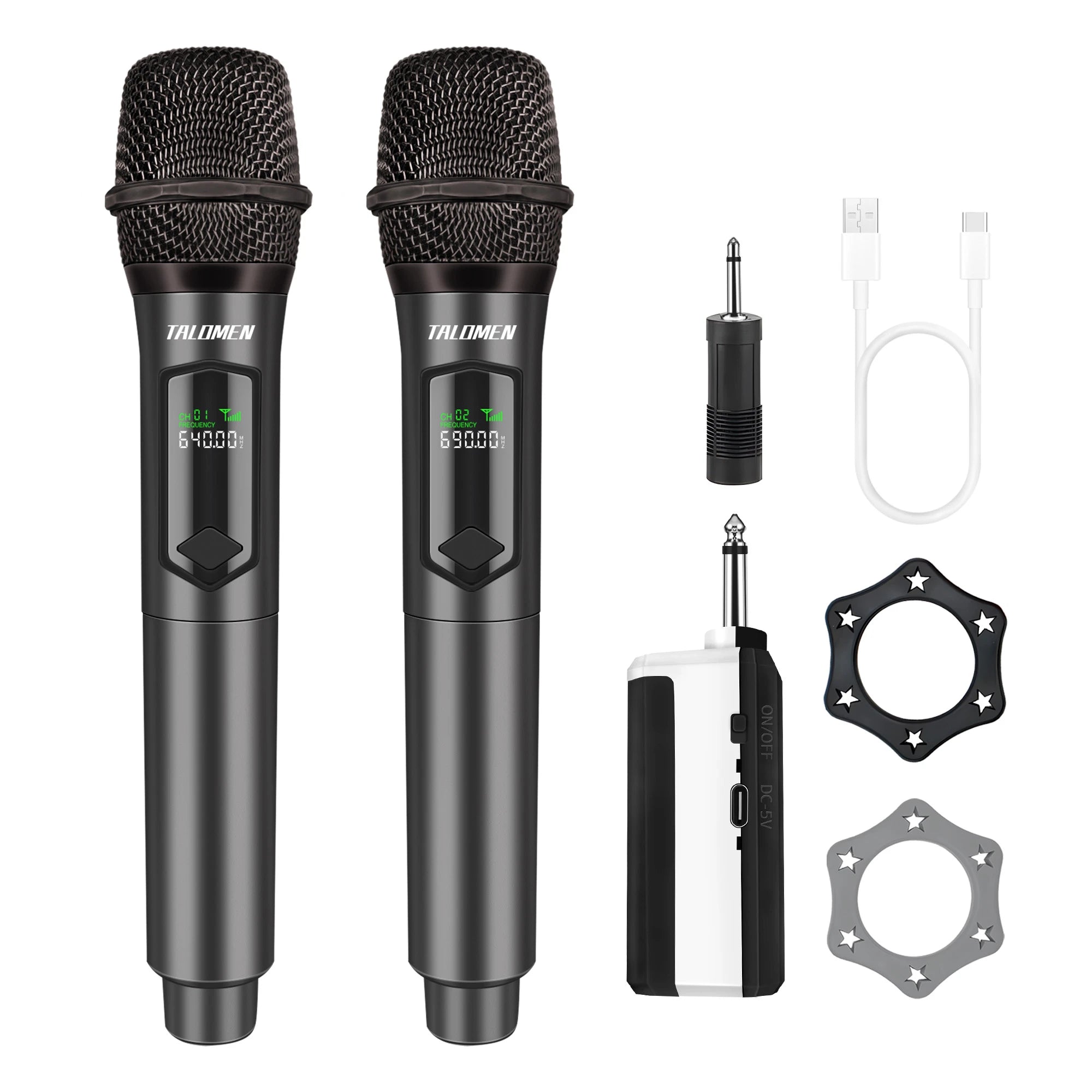 K60 Dual Wireless Handheld Vocal Microphone
