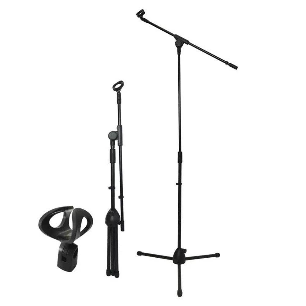 Microphone Tripod Boom Arm Floor Stand Height Adjustable