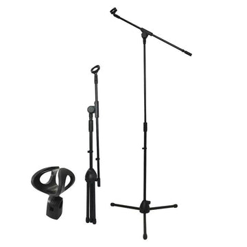 Microphone Tripod Boom Arm Floor Stand Height Adjustable