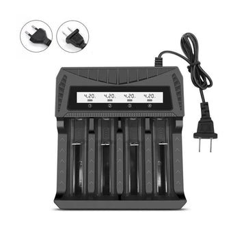 Li-ion battery charger for 18650 batteries